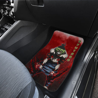 Gyutaro And Daki Car Floor Mats Custom Demon Slayer Anime