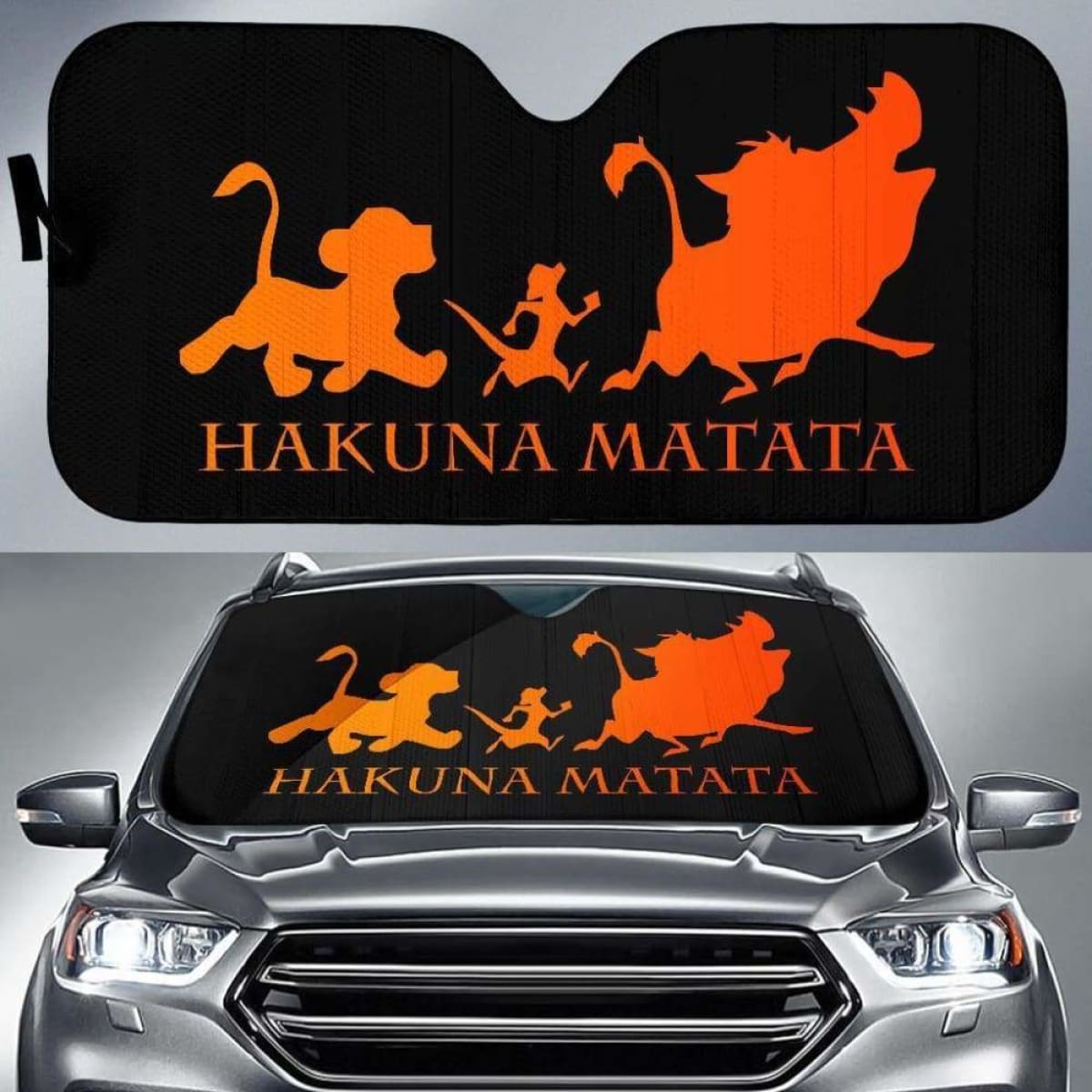 Hakuna Matata Car Sun Shades 918b Universal Fit
