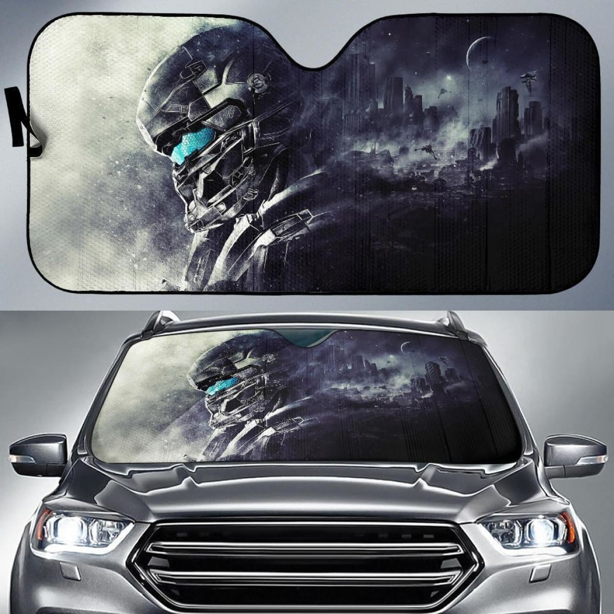 Hallo 5 Auto Sun Shade Gamer Nh07 Universal Fit 111204