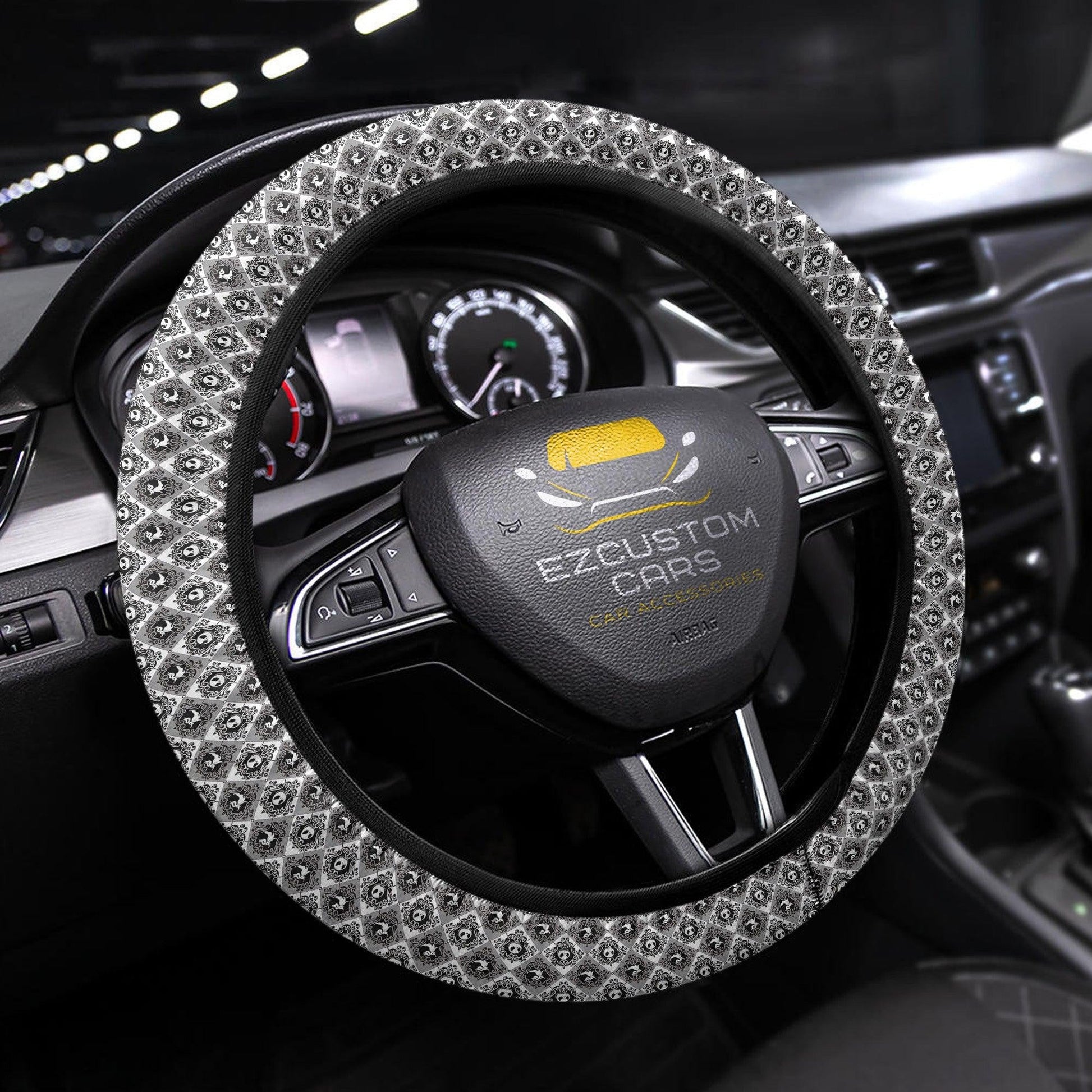 Halloween Car Accessories Steering Wheel Cover Halloween Jack Pattern