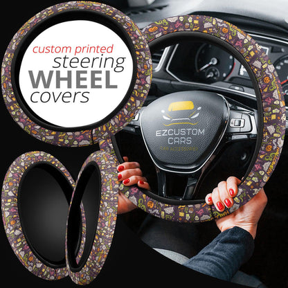Halloween Car Accessories Steering Wheel Cover Halloween Party