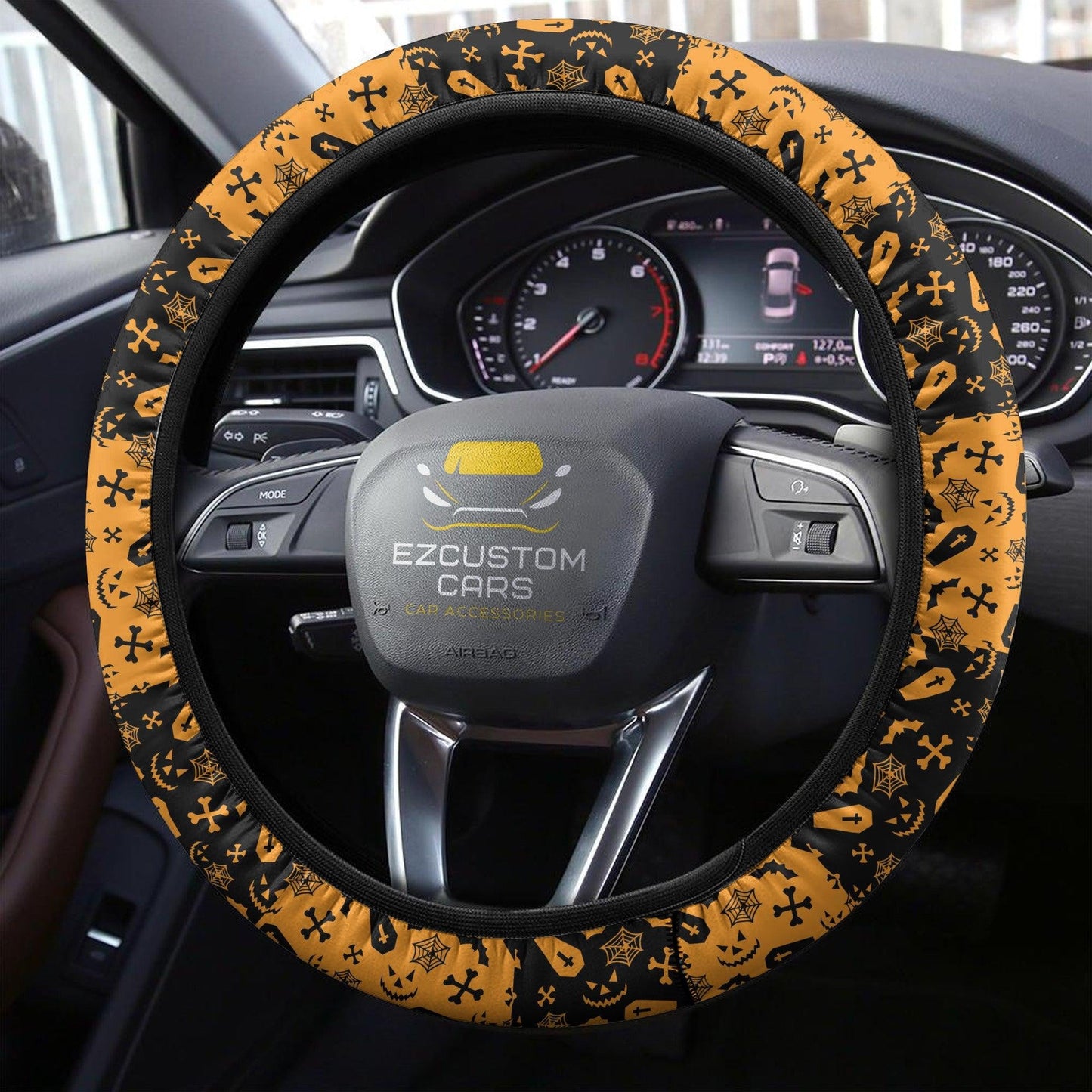 Halloween Car Accessories Steering Wheel Cover Halloween Symbols
