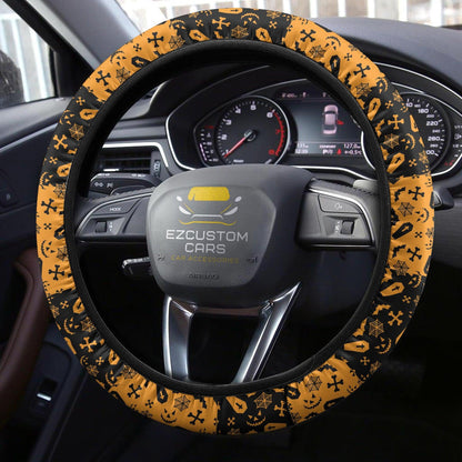 Halloween Car Accessories Steering Wheel Cover Halloween Symbols