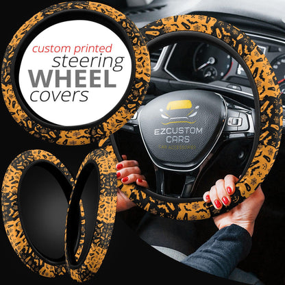 Halloween Car Accessories Steering Wheel Cover Halloween Symbols
