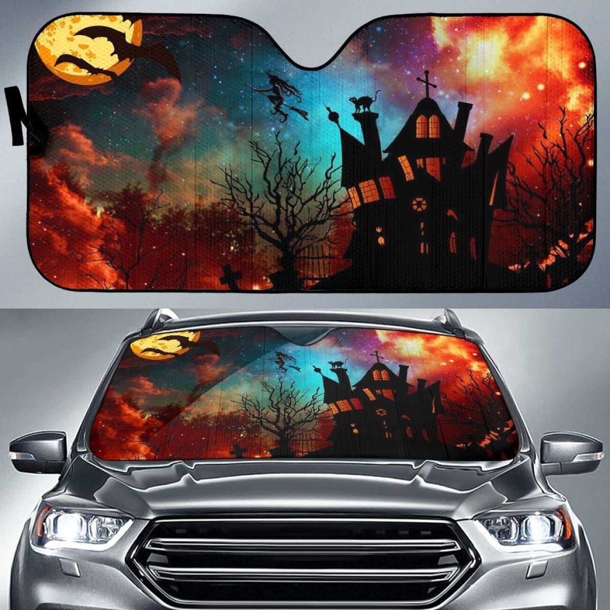 Halloween Cartoon Sun Shade amazing best gift ideas 2020 Universal Fit 174503