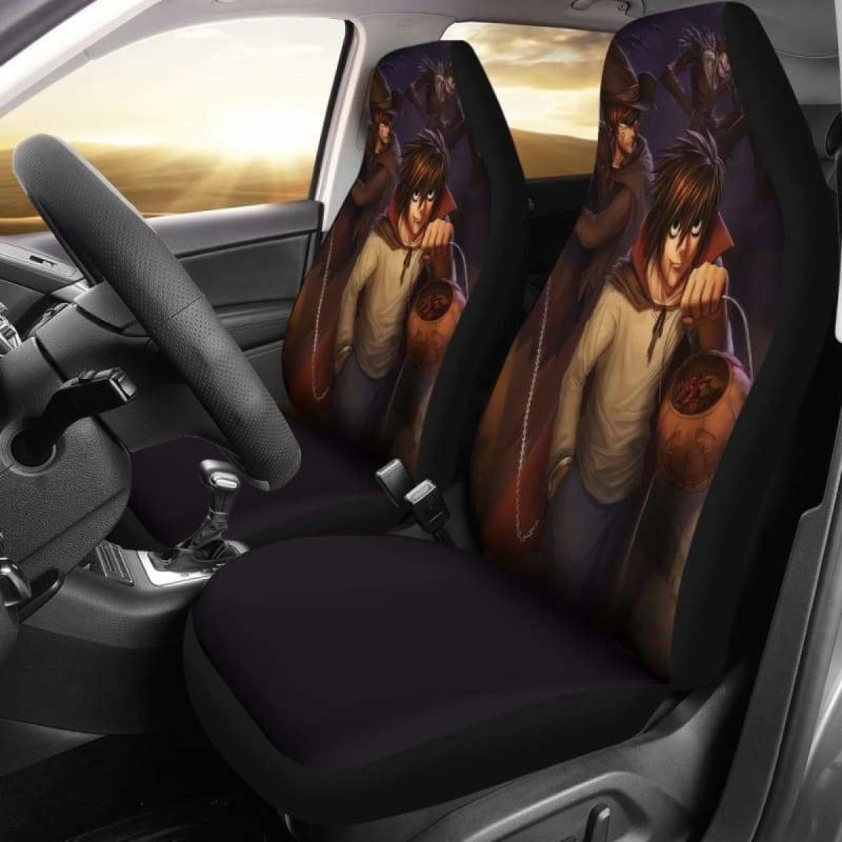 Halloween Death Note Car Seat Covers Universal Fit 051312