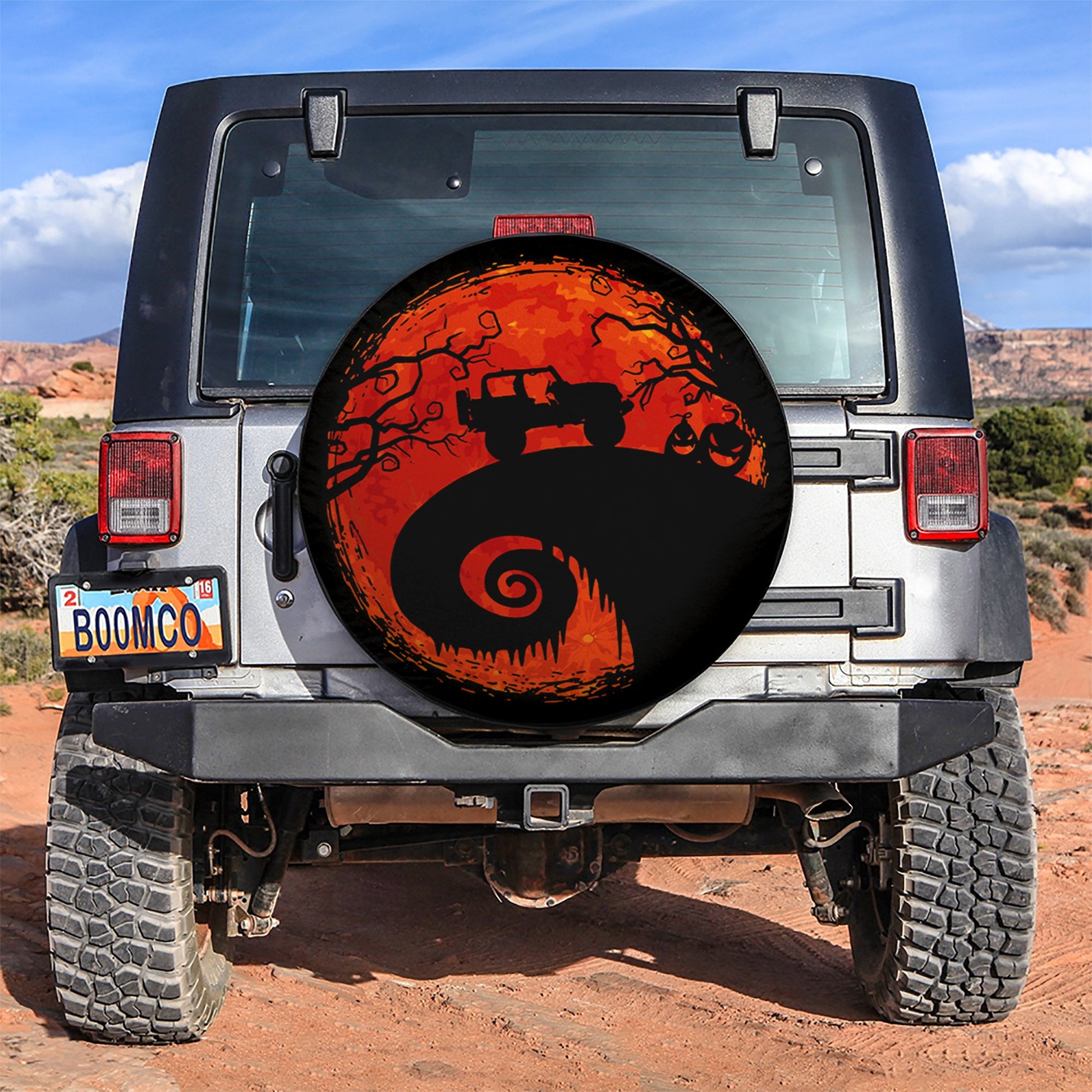 Halloween Jeep Car Spare Tire Cover