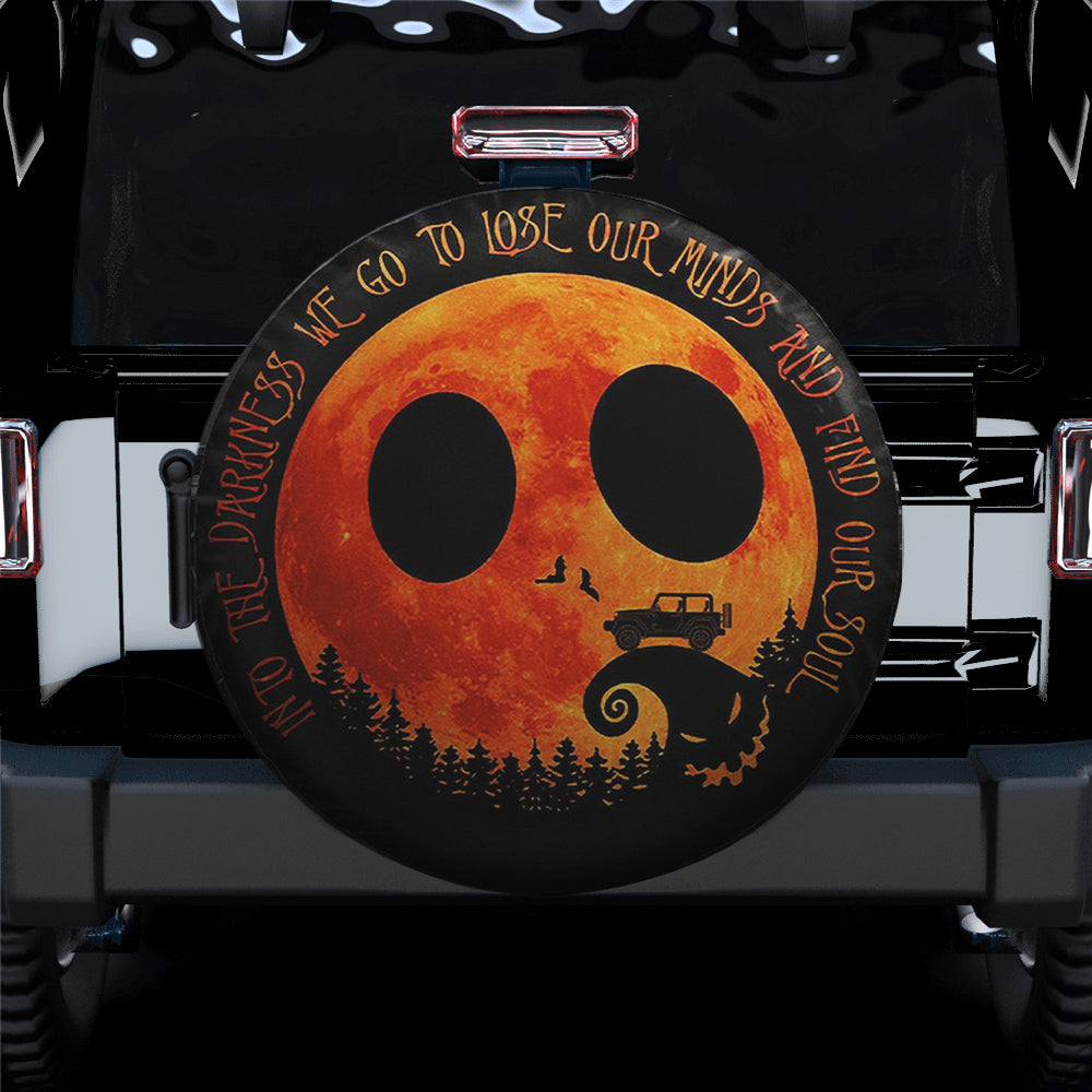 Halloween Jeep Into The Darkness We Go Christmas Gift Spare Tire Cover