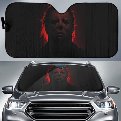 Halloween Michael Myers Sunshade amazing best gift ideas 2020 Universal Fit 174503