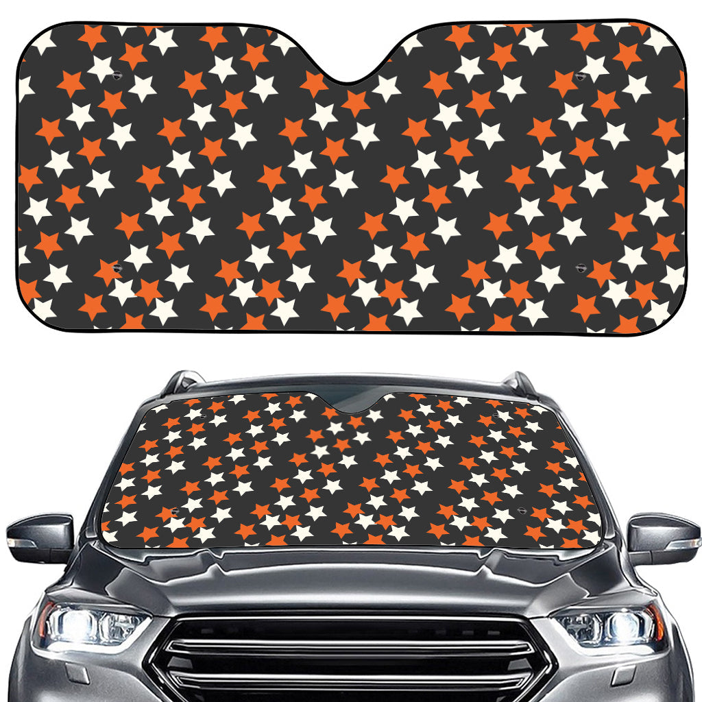 Halloween Star Pattern Print Car Windshield Sun Shade