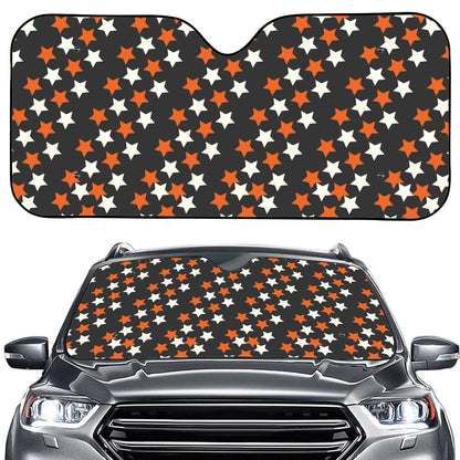 Halloween Star Pattern Print Car Windshield Sun Shade