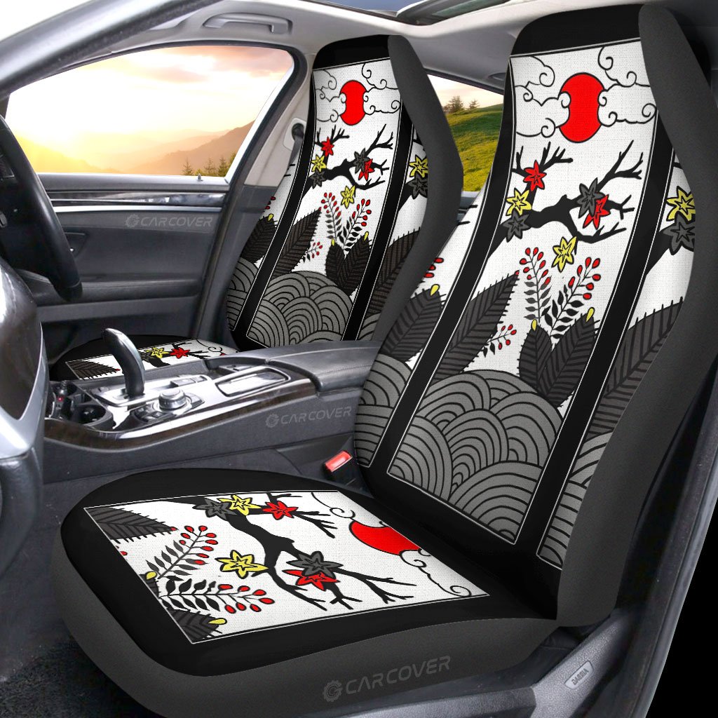 Hanafuda Car Seat Covers Custom Car Interior Accessories