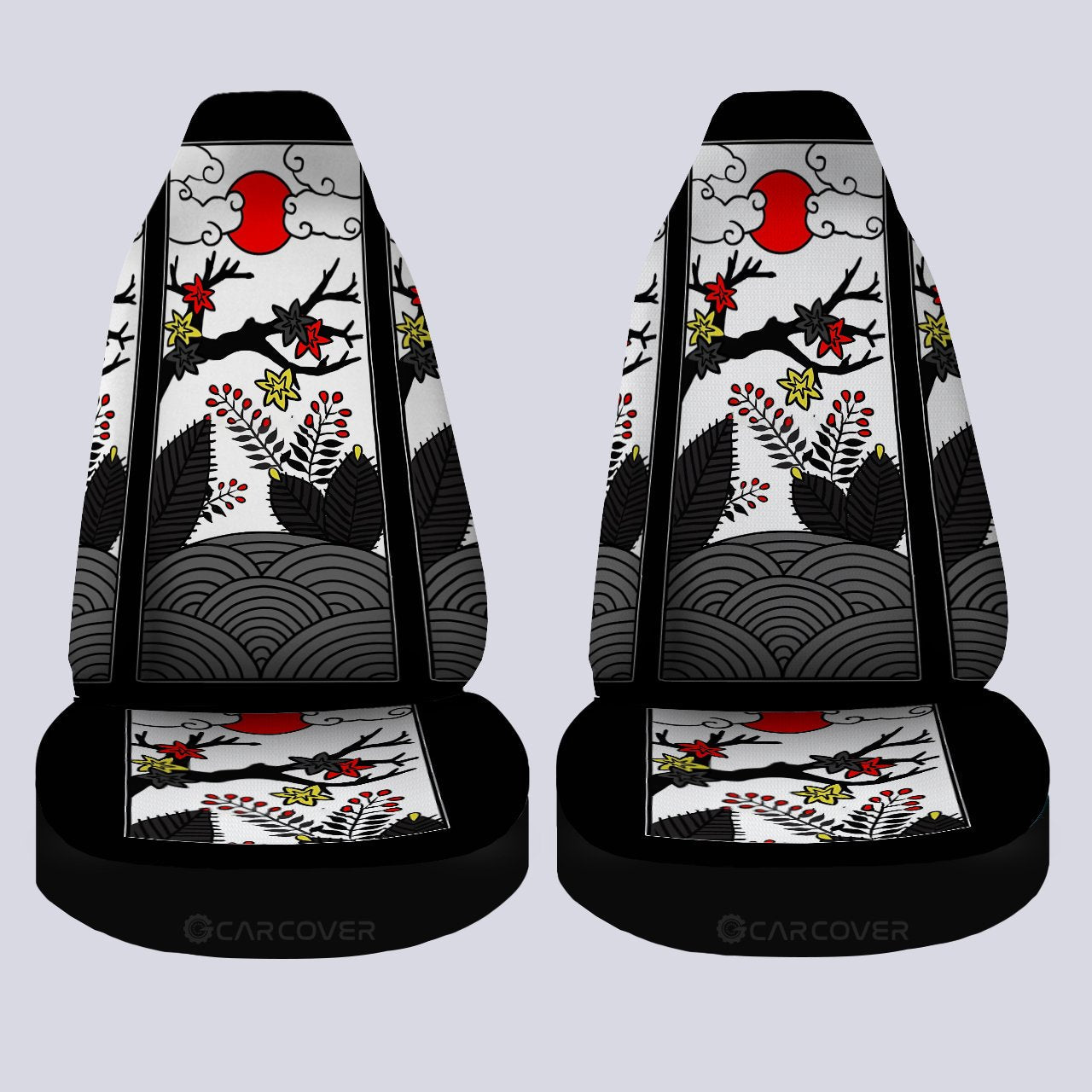 Hanafuda Car Seat Covers Custom Car Interior Accessories