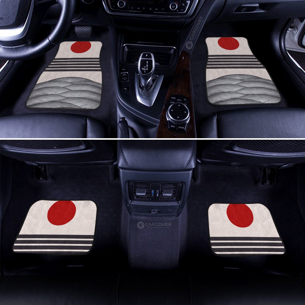 Hanafuda Rising Sun Car Floor Mats Custom Car Interior Accessories