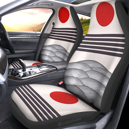 Hanafuda Rising Sun Car Seat Covers Custom Car Interior Accessories