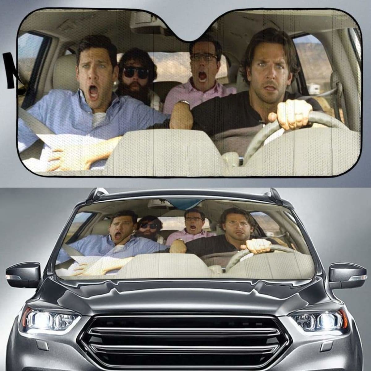 Hangover 3 Car Sun Shades 918b Universal Fit