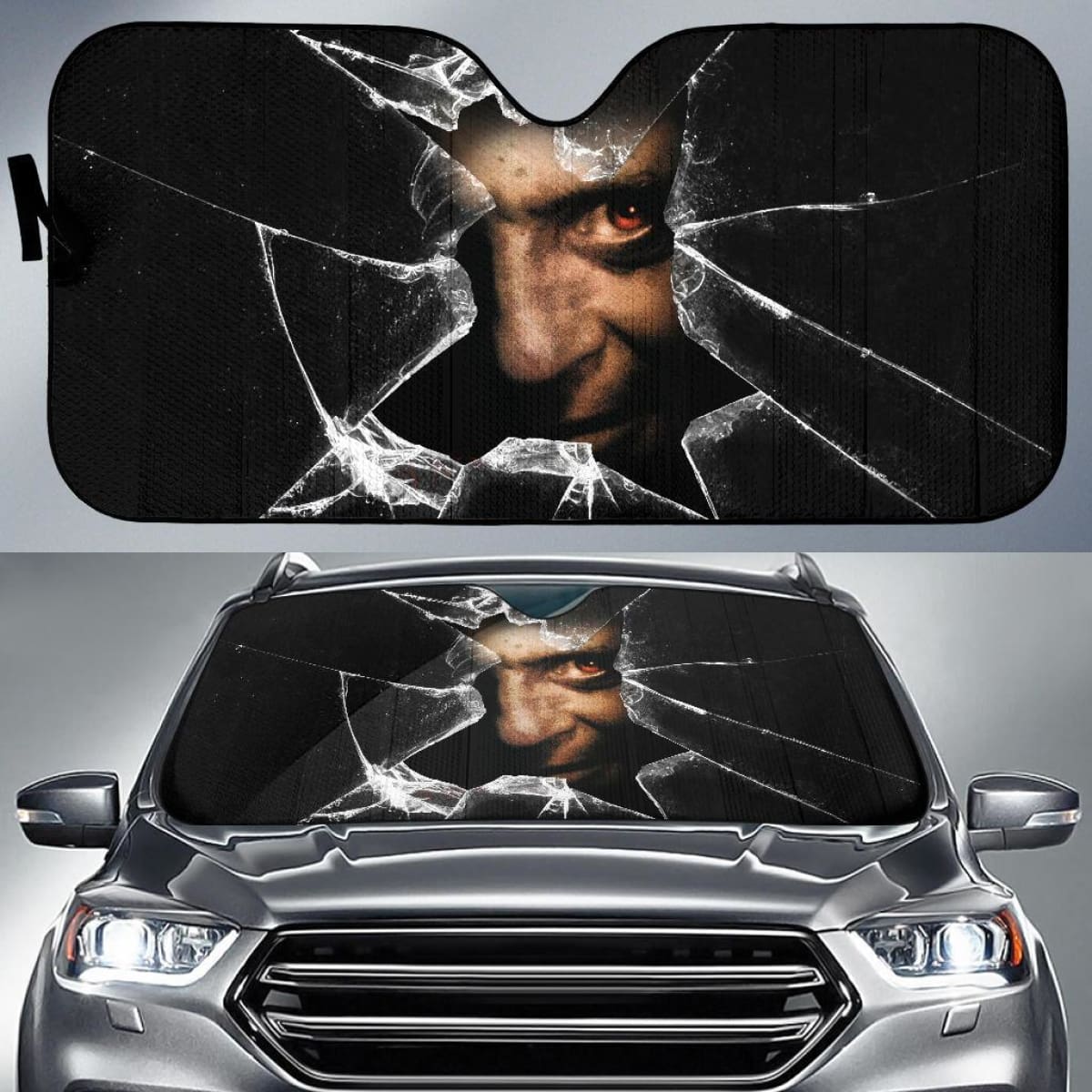 Hannibal Car Auto Sun Shade Horror Movies Fan Windshield Universal Fit 174503