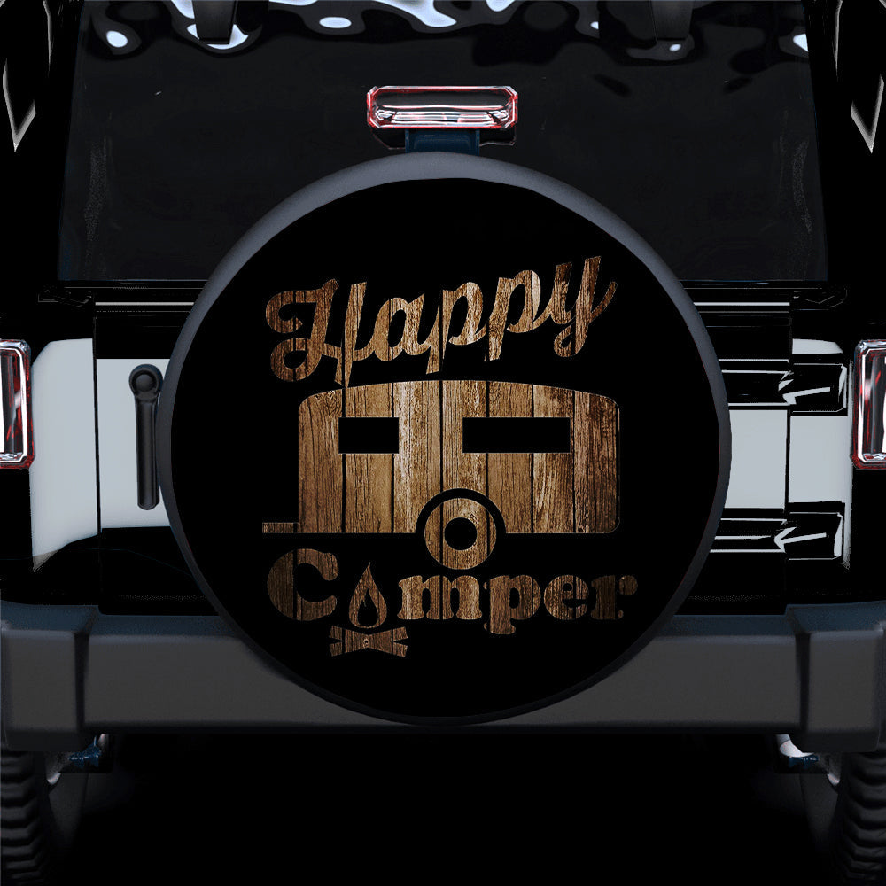 Happy Camper Car Spare Tire Cover