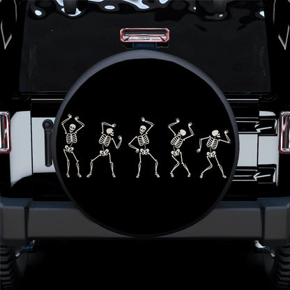 Happy Dance Skull Car Spare Tire Cover