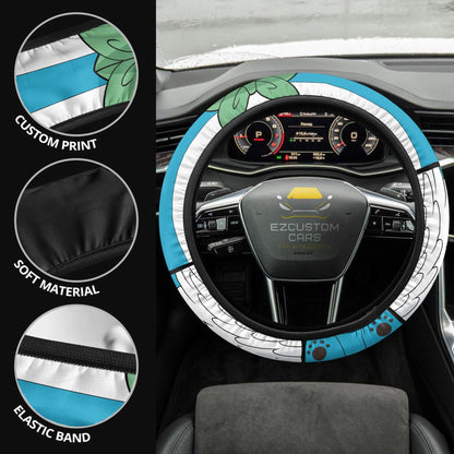 Happy Fairy Tail Anime Steering Wheel Cover