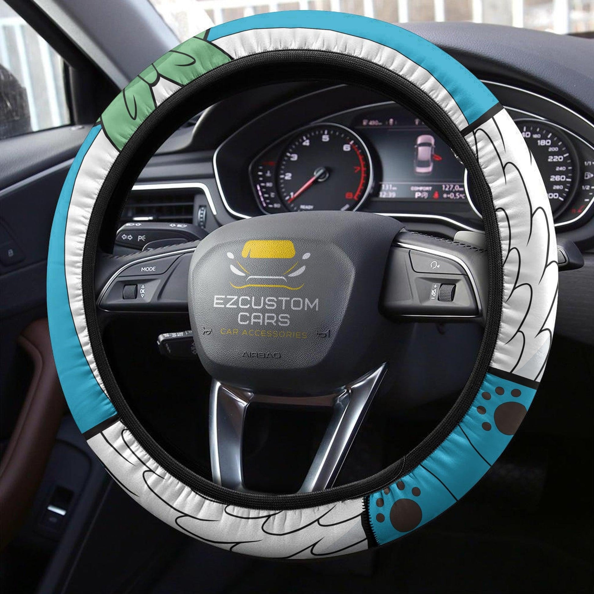 Happy Fairy Tail Anime Steering Wheel Cover