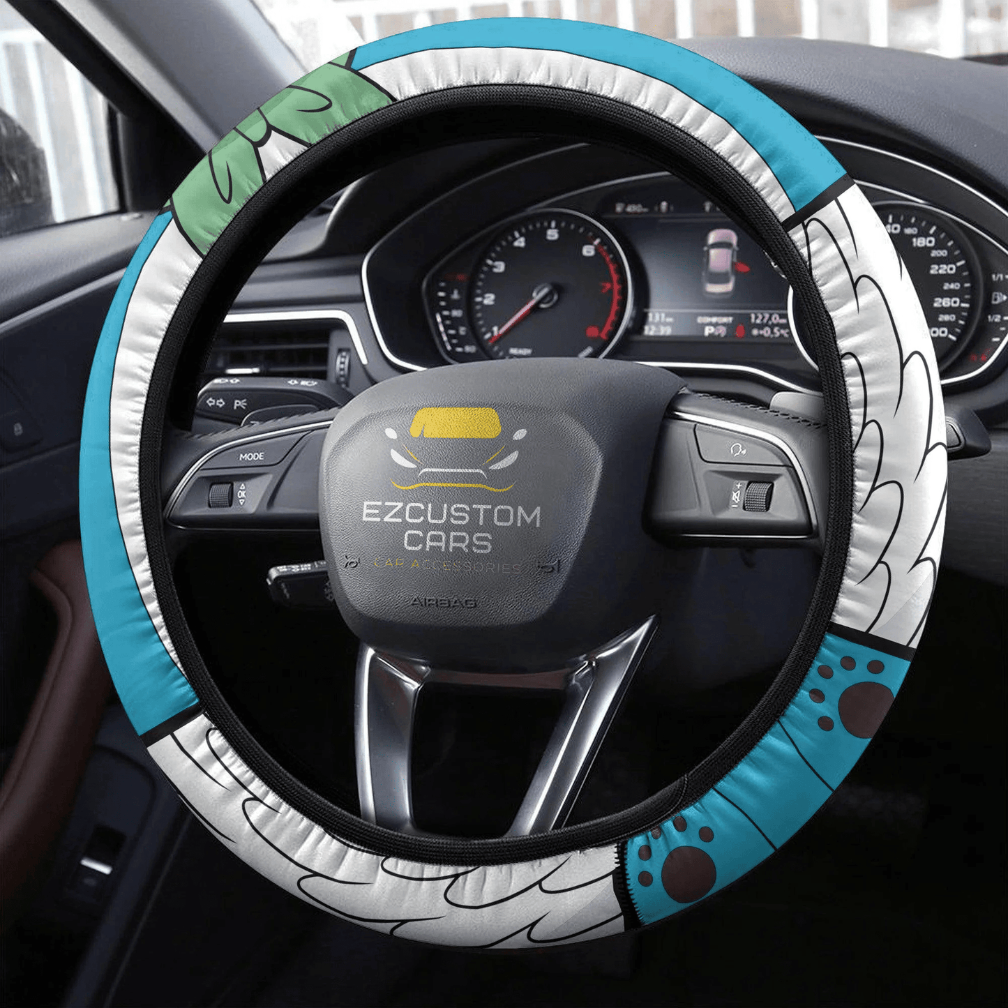 Happy Fairy Tail Anime Steering Wheel Cover
