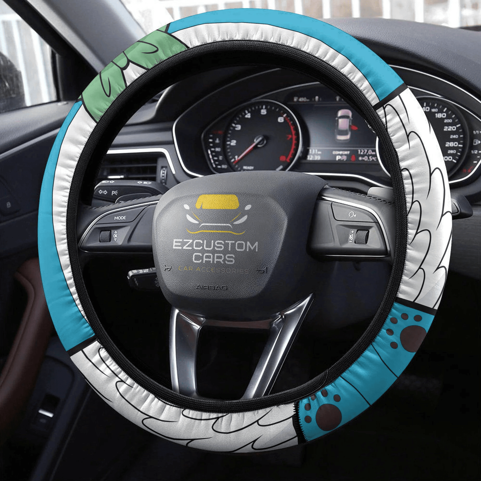 Happy Fairy Tail Anime Steering Wheel Cover