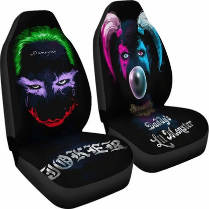 Harley And Joker Car Seat Covers Universal Fit 051012