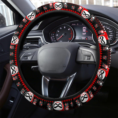 Harley Quinn Art Christmas Premium Custom Car Steering Wheel Cover