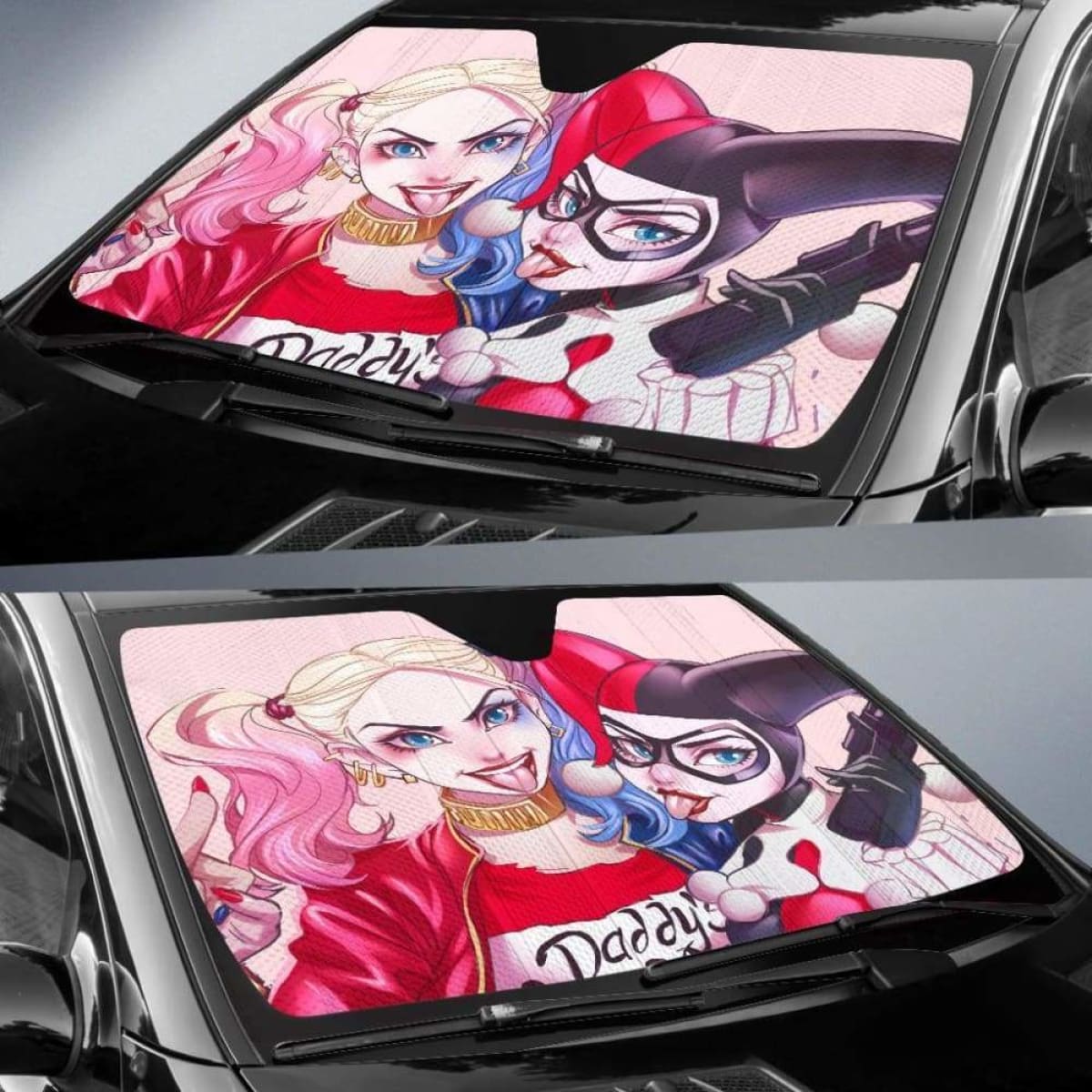 Harley Quinn Auto Sun Shade 918b Universal Fit