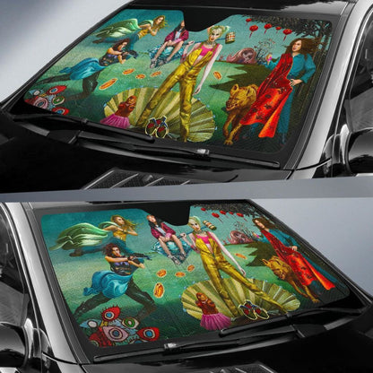 Harley Quinn, Black Canary, Huntress, Cassandra Sunshade Universal Fit 225311