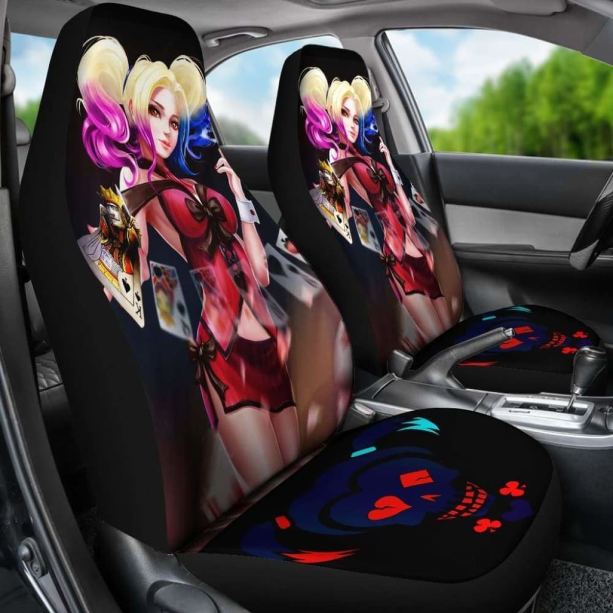 Harley Quinn Car Seat Covers 1 Universal Fit