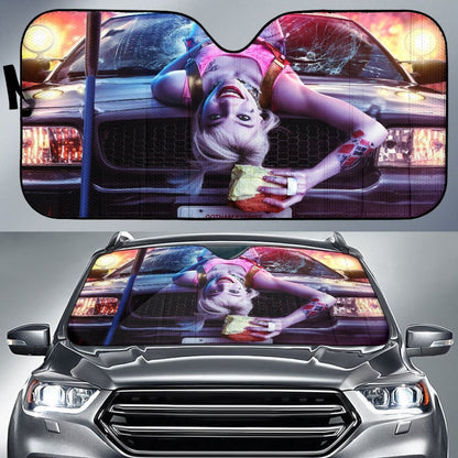 Harley Quinn 2020 Car Sun Shade amazing best gift ideas 2020 Universal Fit 174503