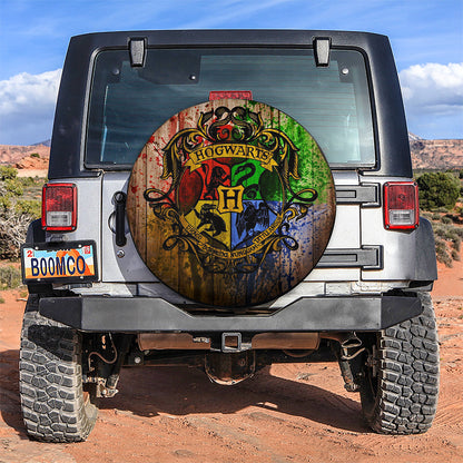Harry Potter Hogwarts Jeep Car Spare Tire Cover