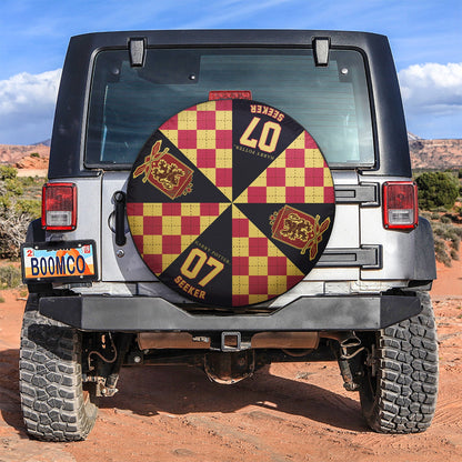Harry Potter Pattern Gryffindor Lion Red Car Spare Tire Cover