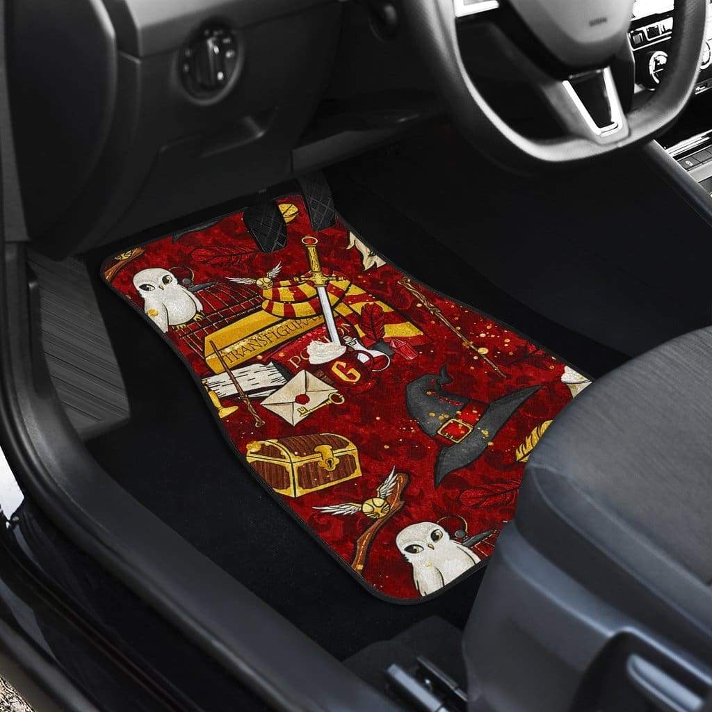 Harry Potter Red Front And Back Car Mats (Set Of 4)