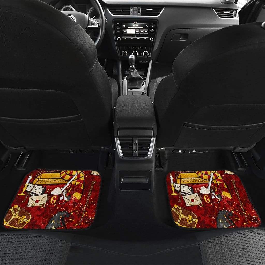 Harry Potter Red Front And Back Car Mats (Set Of 4)