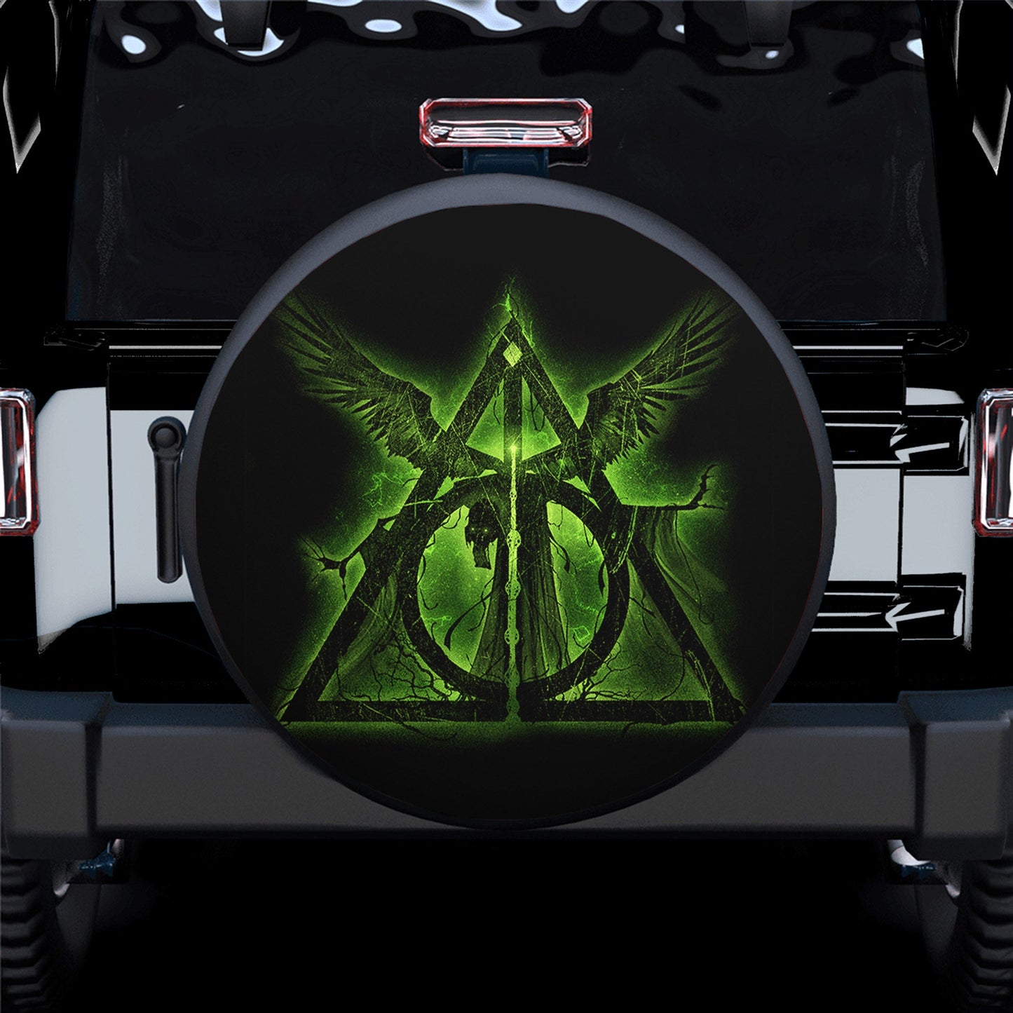 Harry Potter Symbol Moonlight Spare Tire Cover