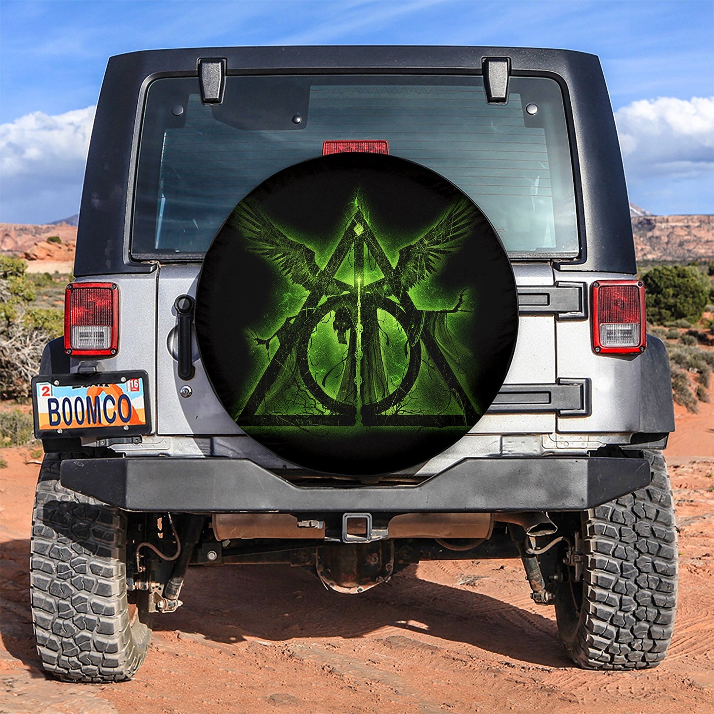 Harry Potter Symbol Moonlight Spare Tire Cover