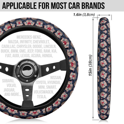Hashibira Inosuke Demon Slayer Anime Car Steering Wheel Cover 5