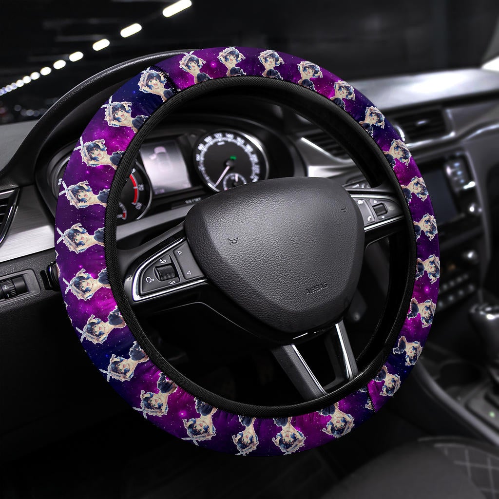 Hashibira Inosuke Demon Slayer Anime Premium Custom Car Steering Wheel Cover 1