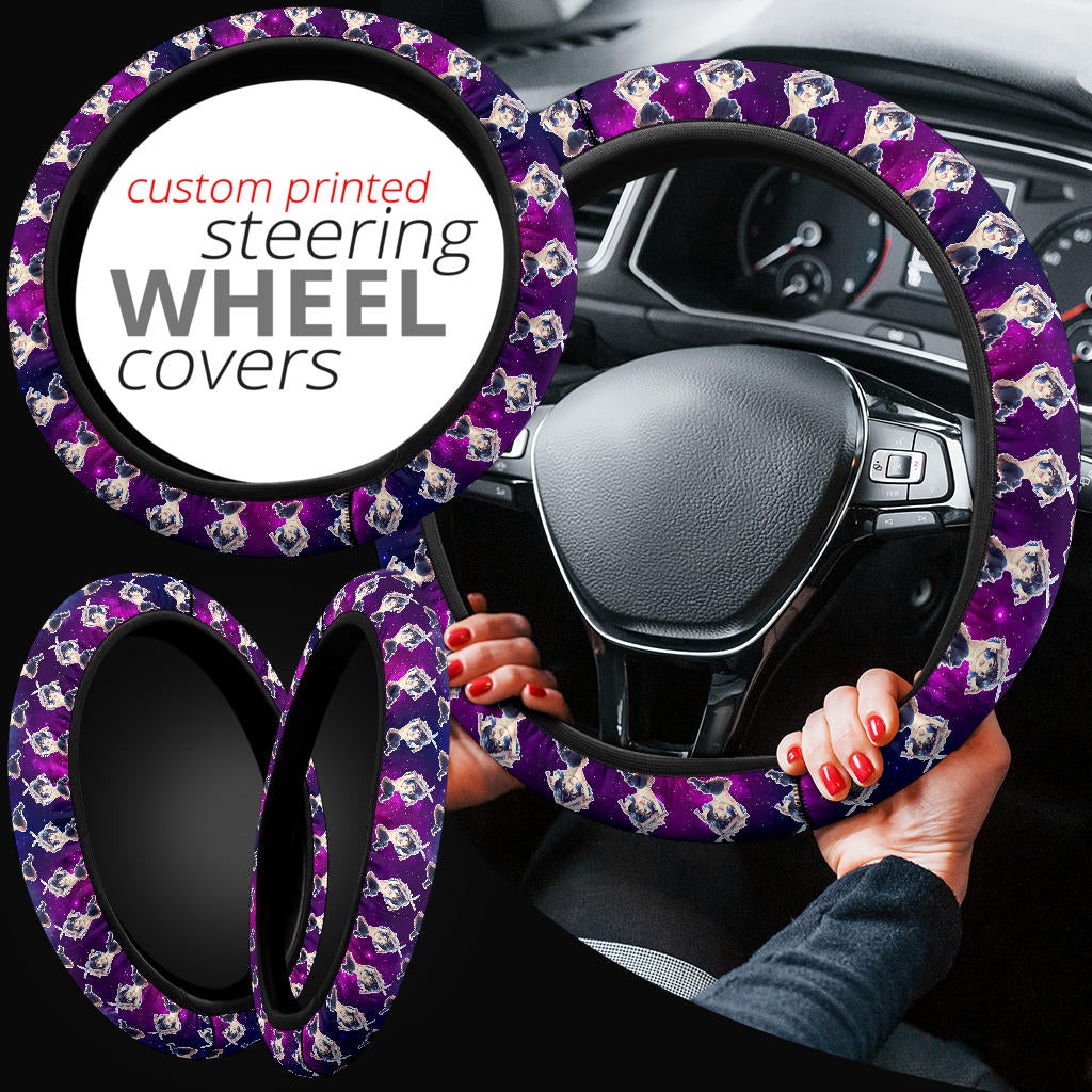 Hashibira Inosuke Demon Slayer Anime Premium Custom Car Steering Wheel Cover 1