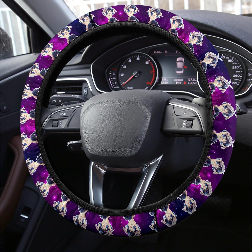 Hashibira Inosuke Demon Slayer Anime Premium Custom Car Steering Wheel Cover 1