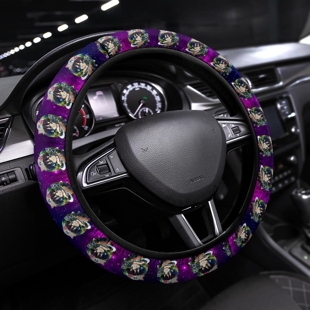 Hashibira Inosuke Demon Slayer Anime Premium Custom Car Steering Wheel Cover 2