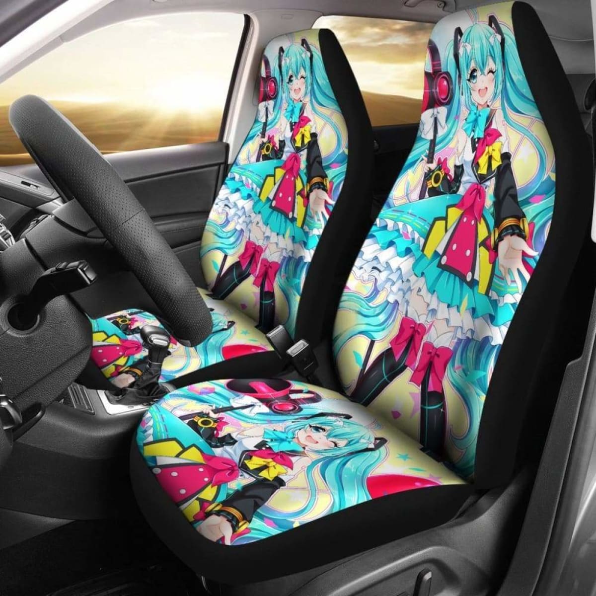 Hatsune Miku Car Seat Covers Universal Fit 051012
