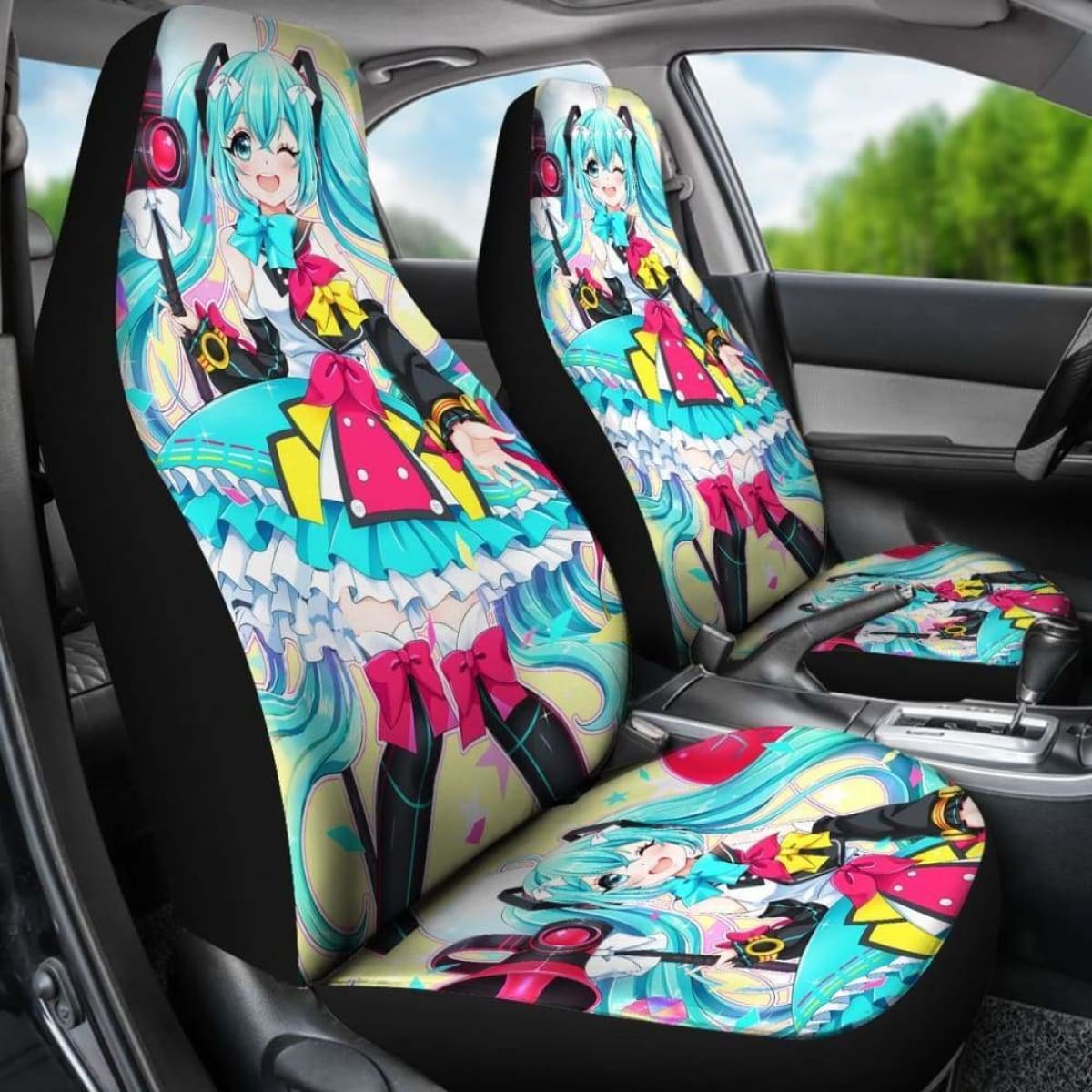 Hatsune Miku Car Seat Covers Universal Fit 051012