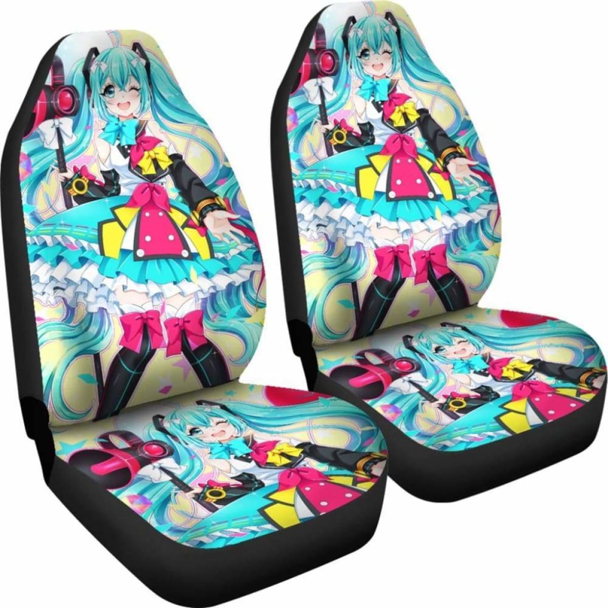Hatsune Miku Car Seat Covers Universal Fit 051012