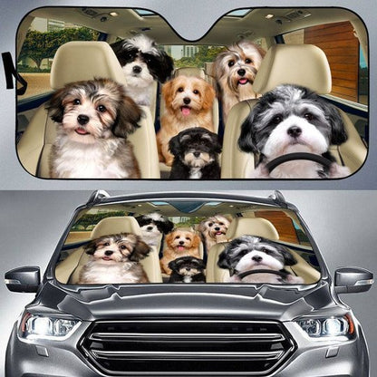 Havanese All Over Printed 3D Sun Shade