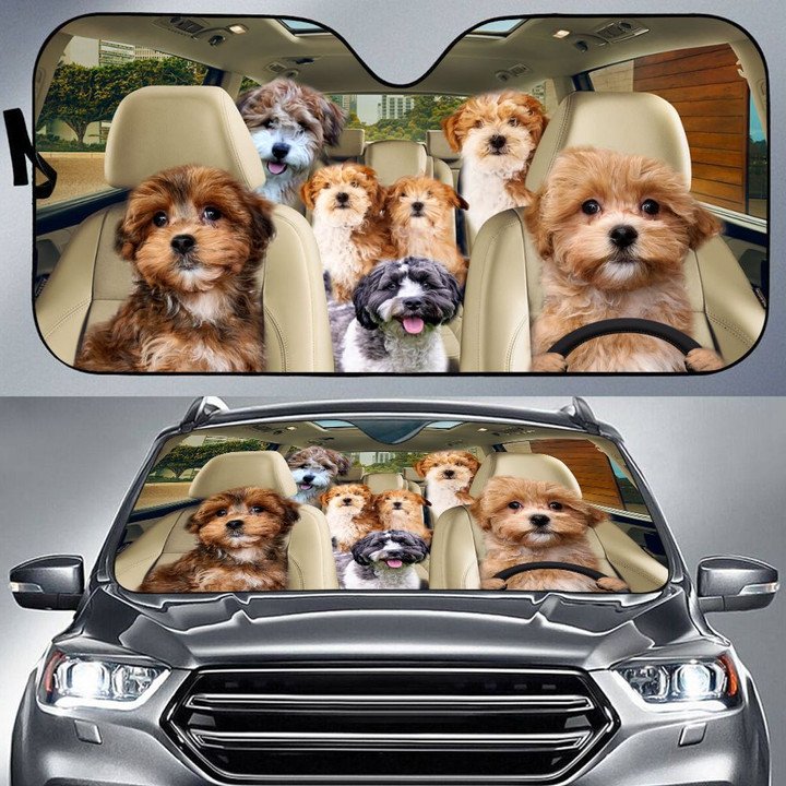 Havapoo Car All Over Printed 3D Sun Shade