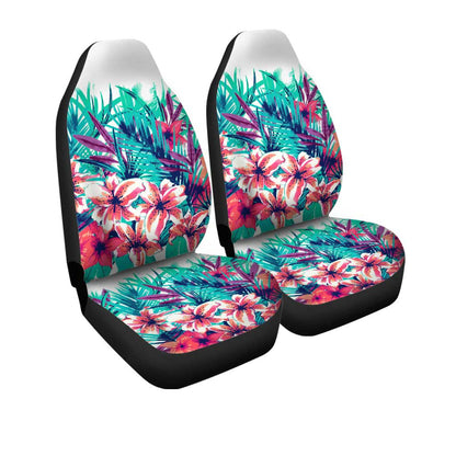 Hawaii Car Seat Covers Custom Tropical Floral Car Accessories